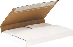 Made in USA - 8-5/8" Wide x 11-1/8" Long x 2" High Rectangle Crush Proof Mailers - 1 Wall, White - Exact Tooling