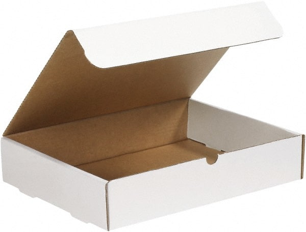 Made in USA - 24" Wide x 30" Long x 4" High Rectangle Crush Proof Mailers - 1 Wall, White - Exact Tooling