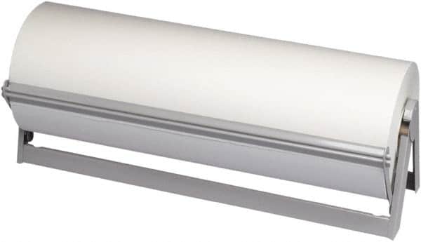 Value Collection - 1,440' Long x 15" Wide Roll of White Newsprint Paper - 30 Lb Paper Weight - Exact Tooling