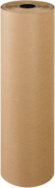 Made in USA - 300' Long x 36" Wide Roll of Indented Kraft Paper - 60 Lb Paper Weight - Exact Tooling
