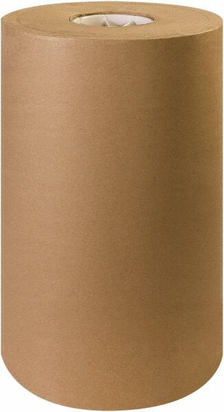 Made in USA - 600' Long x 15" Wide Roll of Recycled Kraft Paper - 60 Lb Paper Weight - Exact Tooling