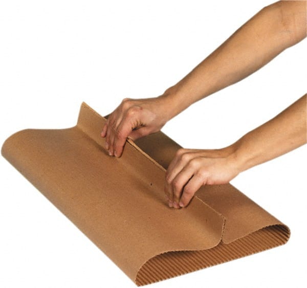 Made in USA - 25' Long x 18" Wide Roll of Singleface Corrugated - Exact Tooling