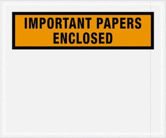 Value Collection - 500 Piece, 10" Long x 12" Wide, Packing List Envelope - Important Papers Enclosed, Orange - Exact Tooling