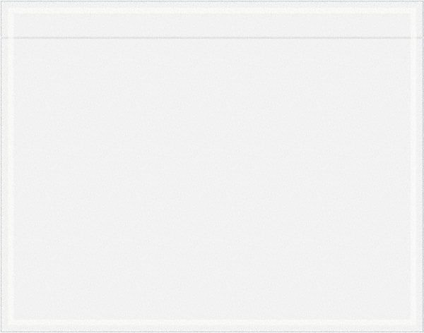 Value Collection - 1,000 Piece, 7" Long x 5-1/2" Wide, Packing List Envelope - Unprinted, Clear - Exact Tooling