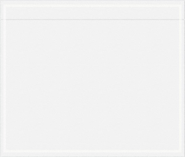 Value Collection - 1,000 Piece, 6-1/2" Long x 5-1/2" Wide, Packing List Envelope - Unprinted, Clear - Exact Tooling