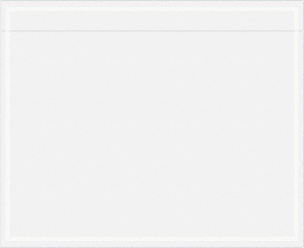 Value Collection - 1,000 Piece, 5-1/2" Long x 4-1/2" Wide, Packing List Envelope - Unprinted, Clear - Exact Tooling