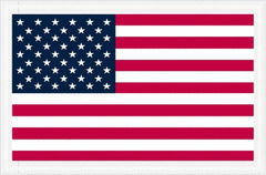 Value Collection - 1,000 Piece, 5-1/4" Long x 8" Wide, Packing List Envelope - Packing List Enclosed, Red, White & Blue - Exact Tooling