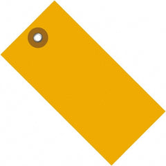 Dupont - 3-1/4" High x 1-5/8" Long, Safety & Facility Blank Tag - Orange Spunbonded Olefin - Exact Tooling