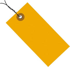 Dupont - 3-3/4" High x 1-7/8" Long, Safety & Facility Blank Tag - Orange Spunbonded Olefin - Exact Tooling