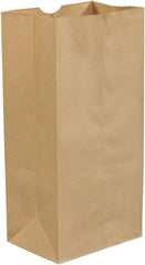 Made in USA - Kraft Grocery Bag - 8-1/4 x 5-5/16 x 16-1/8, Kraft - Exact Tooling