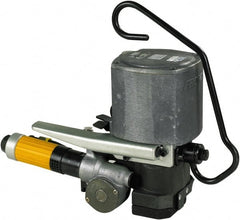 Made in USA - 5/8" Wide, Steel Crimper - Cut Function, Use with Steel Strapping - Exact Tooling