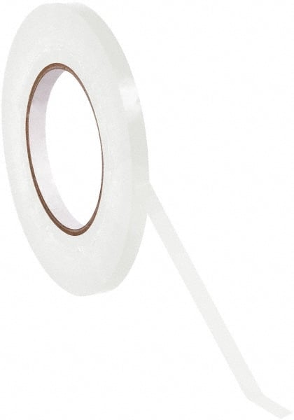 Value Collection - 180 Yd Long, Bag Tape - White - Exact Tooling