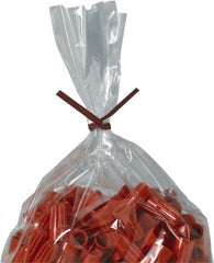 Made in USA - 4" Long, Bag Tie - Red - Exact Tooling