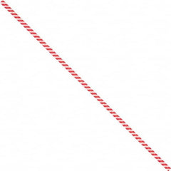 Made in USA - 6" Long, Bag Tie - Red/White - Exact Tooling