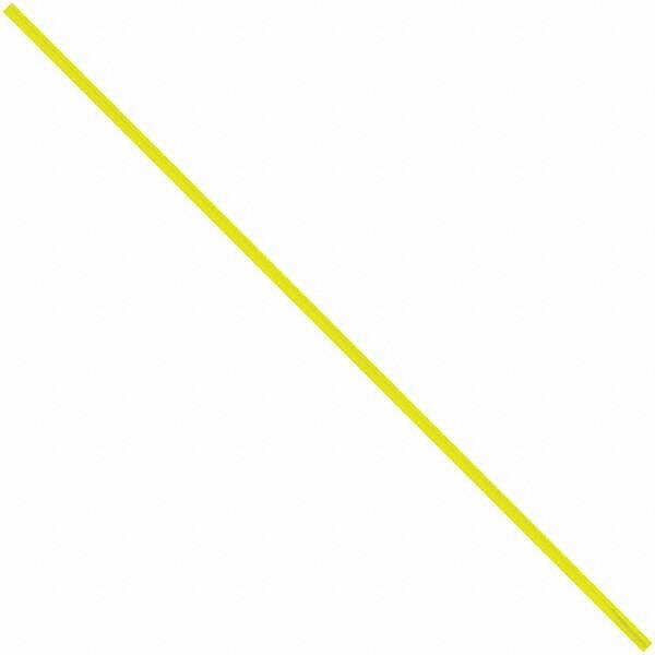 Made in USA - 6" Long, Bag Tie - Yellow - Exact Tooling