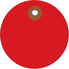Made in USA - Safety & Facility Blank Tag - Red Vinyl - Exact Tooling