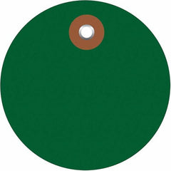 Made in USA - Safety & Facility Blank Tag - Green Vinyl - Exact Tooling