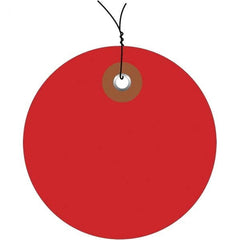 Made in USA - Safety & Facility Blank Tag - Red Vinyl - Exact Tooling