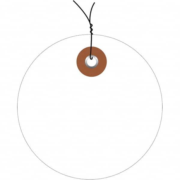 Made in USA - Safety & Facility Blank Tag - White Vinyl - Exact Tooling