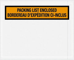 Value Collection - 1,000 Piece, 4-1/2" Long x 5-1/2" Wide, Packing List Envelope - Orange - Exact Tooling