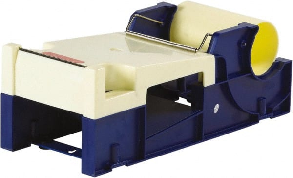 Import - 6" Wide, Single Roll, Manual Table/Desk Tape Dispenser - Plastic, Unlimited Dispensed Tape Length - Exact Tooling