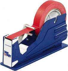 Tape Logic - 1" Wide, Single Roll, Manual Table/Desk Tape Dispenser - Metal, Unlimited Dispensed Tape Length - Exact Tooling