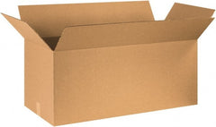 Made in USA - 14" Wide x 36" Long x 14" High Rectangle Corrugated Shipping Box - 1 Wall, Kraft (Color), 65 Lb Capacity - Exact Tooling