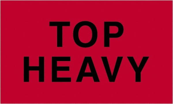 Tape Logic - 5" Long, Fluorescent Red Paper Shipping Label - For Multi-Use - Exact Tooling