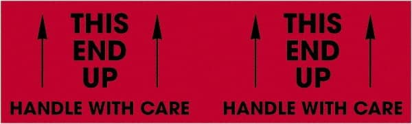 Tape Logic - 10" Long, Fluorescent Red Paper Shipping Label - For Multi-Use - Exact Tooling