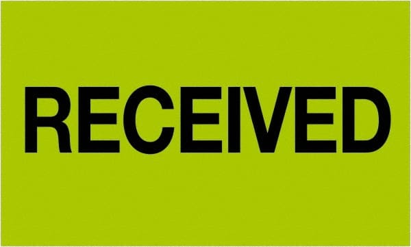 Tape Logic - 5" Long, Fluorescent Green Paper Shipping Label - For Multi-Use - Exact Tooling