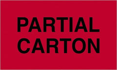 Tape Logic - 4" Long, Fluorescent Red Paper Shipping Label - For Multi-Use - Exact Tooling