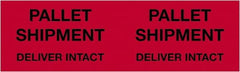 Tape Logic - 10" Long, Fluorescent Red Paper Shipping Label - For Multi-Use - Exact Tooling