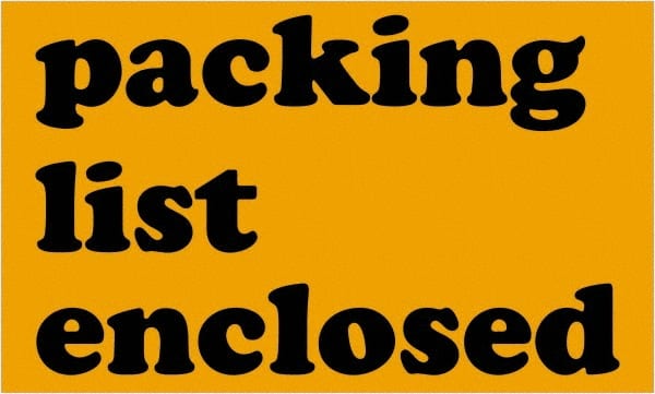 Tape Logic - 5" Long, Fluorescent Orange Paper Shipping Label - For Multi-Use - Exact Tooling