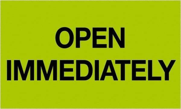 Tape Logic - 5" Long, Fluorescent Green Paper Shipping Label - For Multi-Use - Exact Tooling