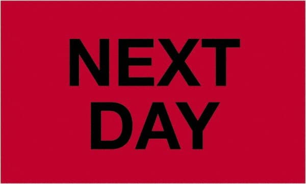 Tape Logic - 5" Long, Fluorescent Red Paper Shipping Label - For Multi-Use - Exact Tooling