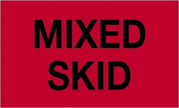 Tape Logic - 5" Long, Fluorescent Red Paper Shipping Label - For Multi-Use - Exact Tooling