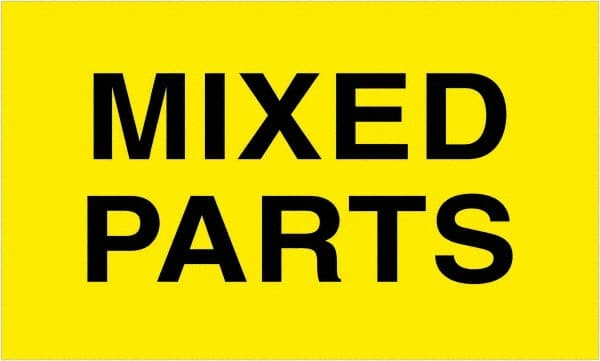 Tape Logic - 5" Long, Fluorescent Yellow Paper Shipping Label - For Multi-Use - Exact Tooling