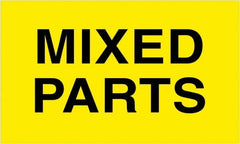 Tape Logic - 5" Long, Fluorescent Yellow Paper Shipping Label - For Multi-Use - Exact Tooling