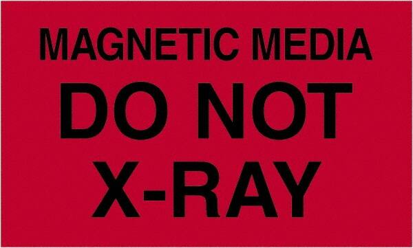 Tape Logic - 5" Long, Fluorescent Red Paper Shipping Label - For Multi-Use - Exact Tooling