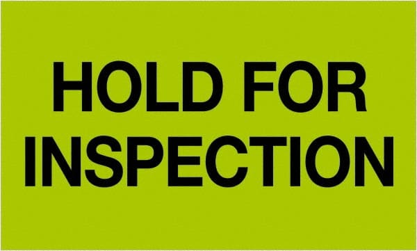 Tape Logic - 5" Long, Fluorescent Green Paper Shipping Label - For Multi-Use - Exact Tooling