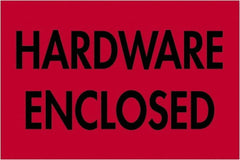 Tape Logic - 3" Long, Fluorescent Red Paper Shipping Label - For Multi-Use - Exact Tooling