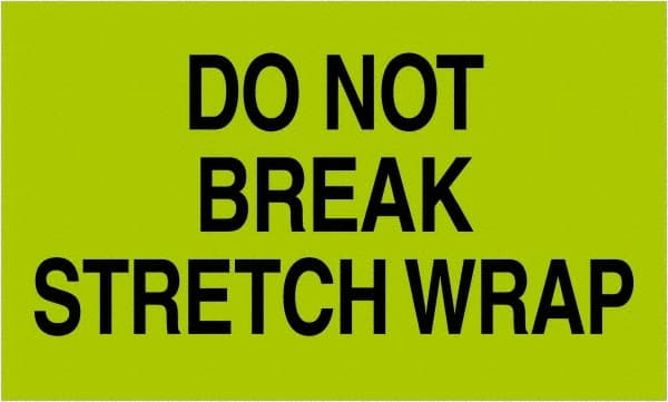 Tape Logic - 5" Long, Fluorescent Green Paper Shipping Label - For Multi-Use - Exact Tooling