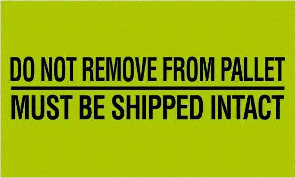 Tape Logic - 5" Long, Fluorescent Green Paper Shipping Label - For Multi-Use - Exact Tooling