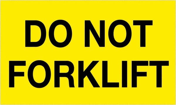 Tape Logic - 5" Long, Fluorescent Yellow Paper Shipping Label - For Multi-Use - Exact Tooling