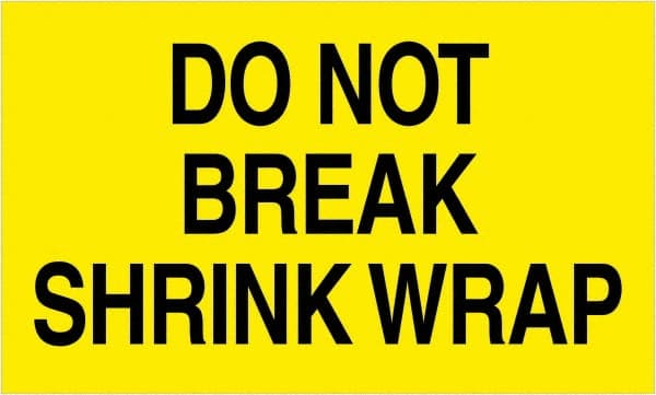 Tape Logic - 5" Long, Fluorescent Yellow Paper Shipping Label - For Multi-Use - Exact Tooling