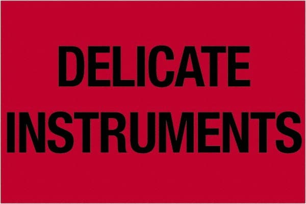 Tape Logic - 3" Long, Fluorescent Red Paper Shipping Label - For Multi-Use - Exact Tooling