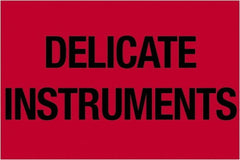 Tape Logic - 3" Long, Fluorescent Red Paper Shipping Label - For Multi-Use - Exact Tooling