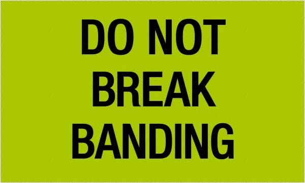 Tape Logic - 5" Long, Fluorescent Green Paper Shipping Label - For Multi-Use - Exact Tooling