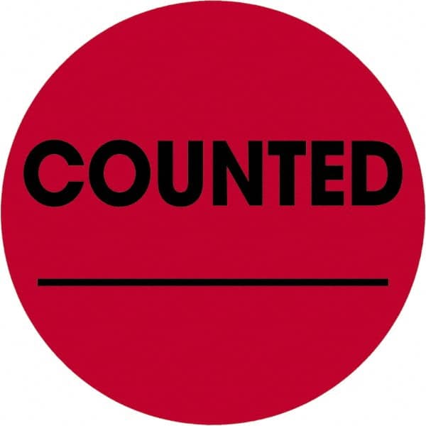 Tape Logic - 2" Long, Fluorescent Red Paper Inventory Labels - For Multi-Use - Exact Tooling