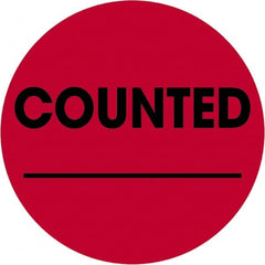 Tape Logic - 2" Long, Fluorescent Red Paper Inventory Labels - For Multi-Use - Exact Tooling